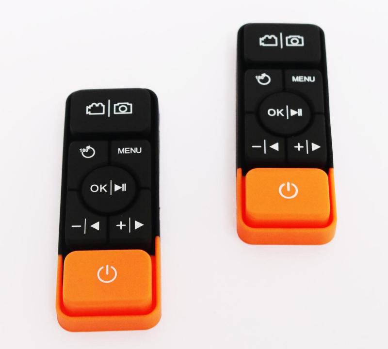 Double-shot silicone keypad